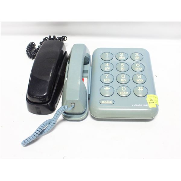 2 VINTAGE TELEPHONES TOGETHER-ESTATE