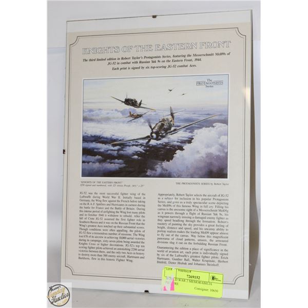 WORLD WAR 2 MEMORABILIA PICTURE