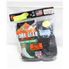 Image 1 : SHORT BLACK BOOT CREW SOCKS 12-16 SIZE 6-PACK