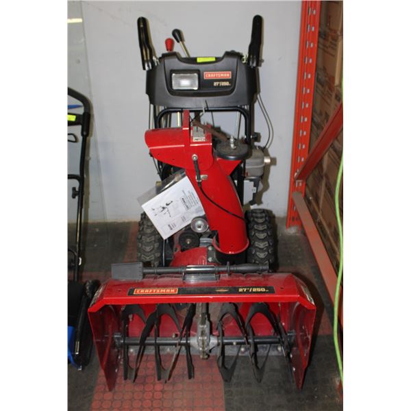 CRAFTSMAN 27” TWO STAGE WITH ELECTRIC START