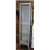 Image 1 : 4 TIER GLASS SHELVING UNIT WITH MIRRORED BACK