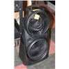 Image 1 : HONEYWELL DOUBLE FAN BLACK COLOUR