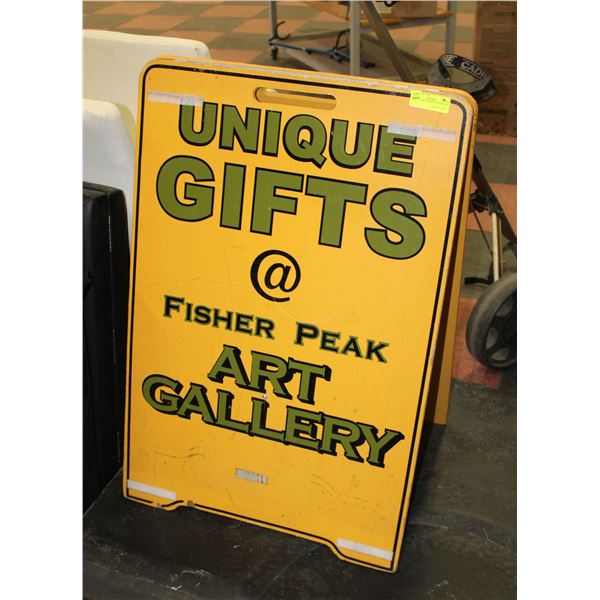 BAILIFF SEIZED: UNIQUE GIFTS SANDWICH BOARD