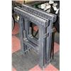Image 1 : 2 X STRONG- LIGHTWEIGHT PLASTIC SAWHORSES