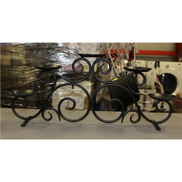 BAILIFF SEIZED: METAL CANDLE HOLDER