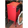 Image 1 : BAILIFF SEIZED: RED COSMETIC STATION WITH 3 WHEELS