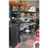 Image 1 : BAILIFF SEIZED:4 TIER INDUSTRIAL BLACK METAL SHELF