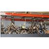 Image 1 : BAILIFF SEIZED: PAIR OF BRONZE TONE CHANDELIERS