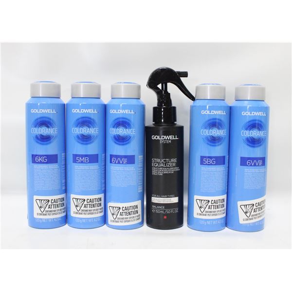 BAILIFF SEIZED (5) NEW GOLDWELL DEMI