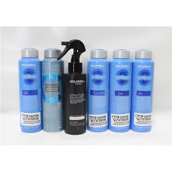 BAILIFF SEIZED (5) GOLDWELL COLORANCE