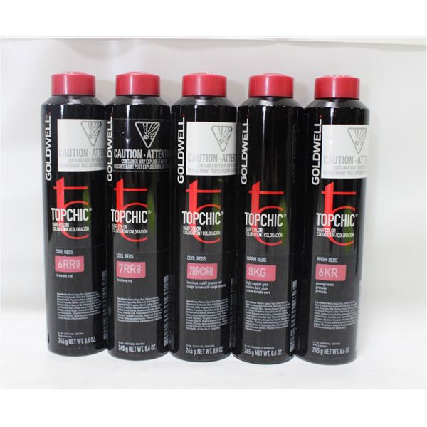 BAILIFF SEIZED (5) GOLDWELL TOPCHIC 6RR, 6KR,