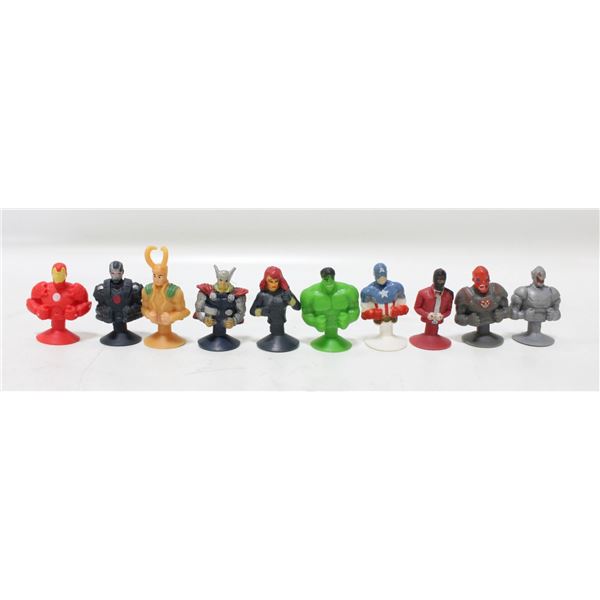 10 MARVEL MANIA MICRO POPZ SUPER HEROES