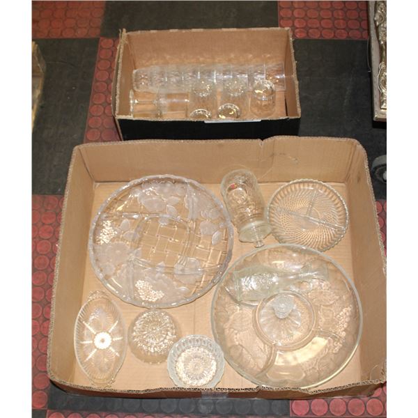 ESTATE CRYSTAL & GLASSWARE ALL TOGETHER