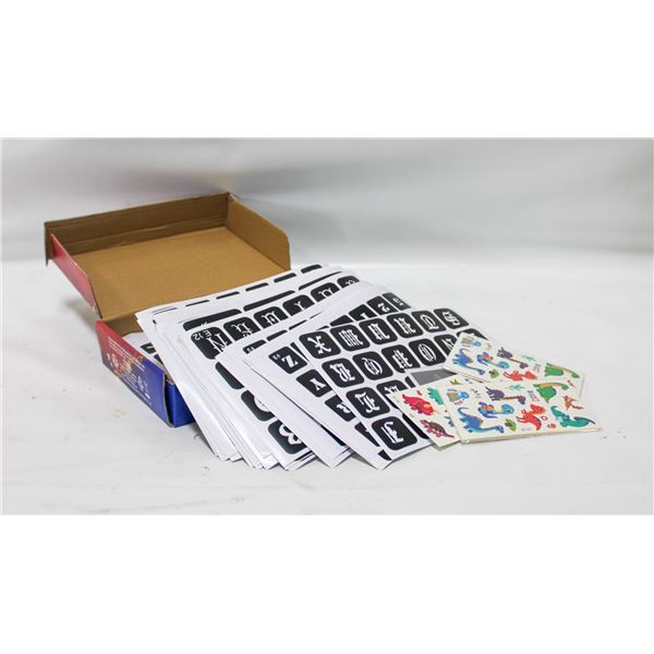 BAILIFF SEIZED: GLITTER TATTOO KIT