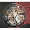 Image 1 : BAILIFF SEIZED: BASKET OF WOOD JEWELLERY