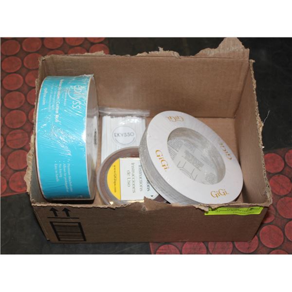 BAILIFF SEIZED: BOX OF CLEAR COLLARS