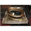 Image 1 : BAILIFF SEIZED: MIRROR SOLD WITH MIRRORED TRAY