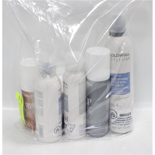 BAILIFF SEIZED (8) NEW GOLDWELL STYLESIGN