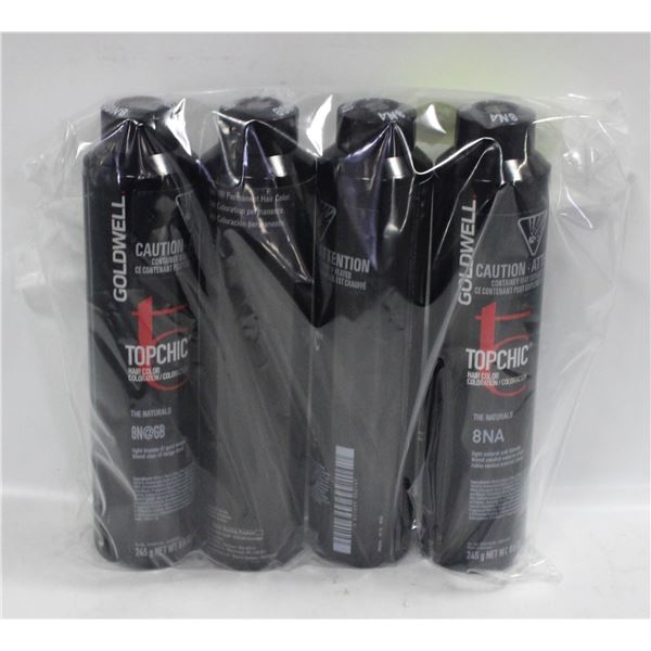 BAILIFF SEIZED (4) TOPCHIC HAIR COLOR BOTTLES