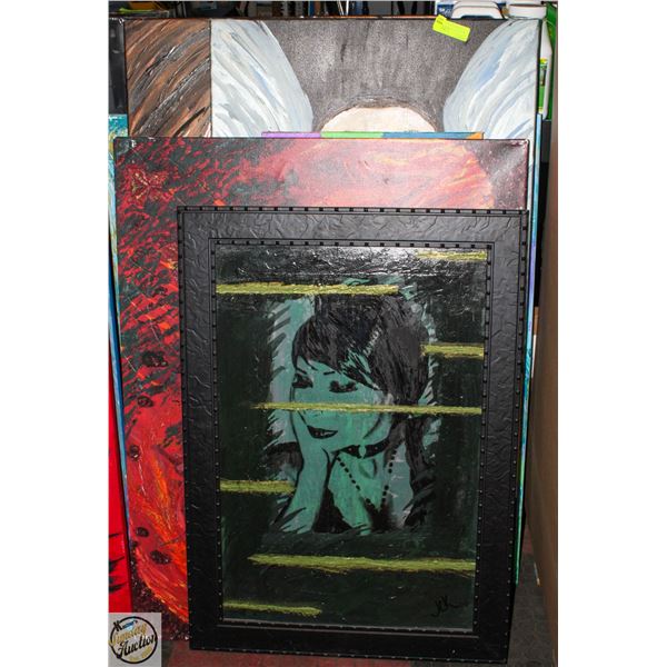 LARGE LOT OF ART