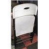 Image 1 : 2 X RESIN FOLDING CHAIRS