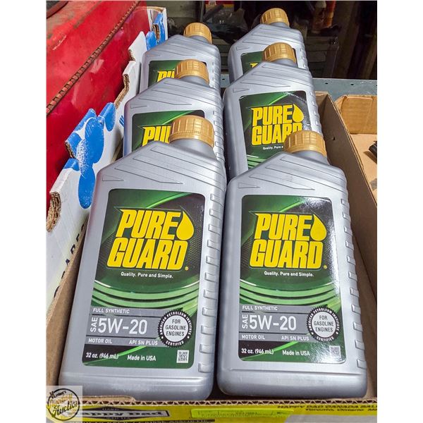 6 -1 QUART BOTTLES OF PURE GUARD SYNTHETIC
