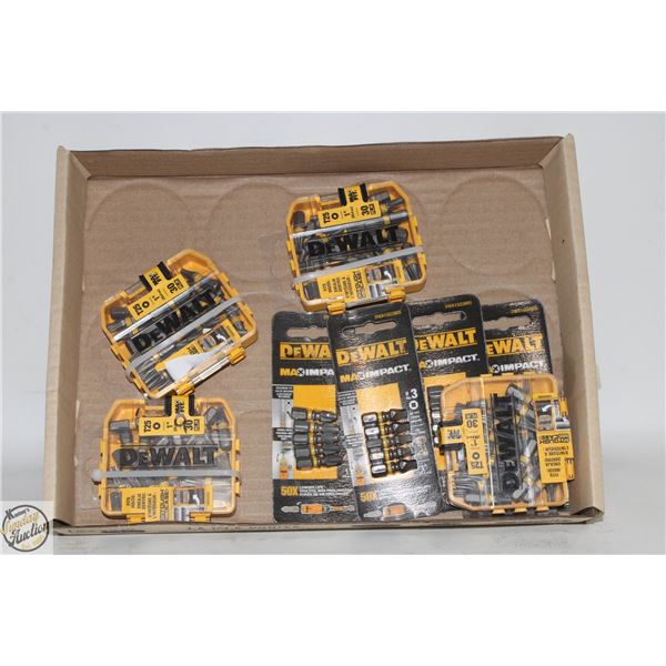NEW LOT OF DEWALT DRILL BITS