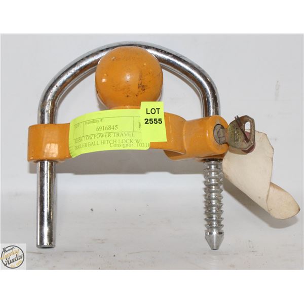 REESE TOW POWER TRAVEL TRAILER BALL HITCH LOCK W/