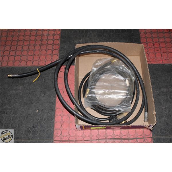 COLLECTION OF NATURAL GAS & PROPANE BBQ LINES ETC
