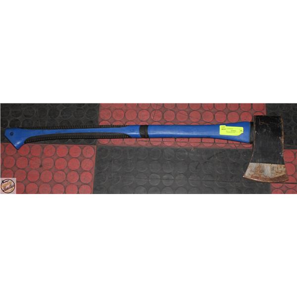 BLUE HANDLED AXE