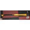 Image 1 : YELLOW GREEN HANDLED AXE