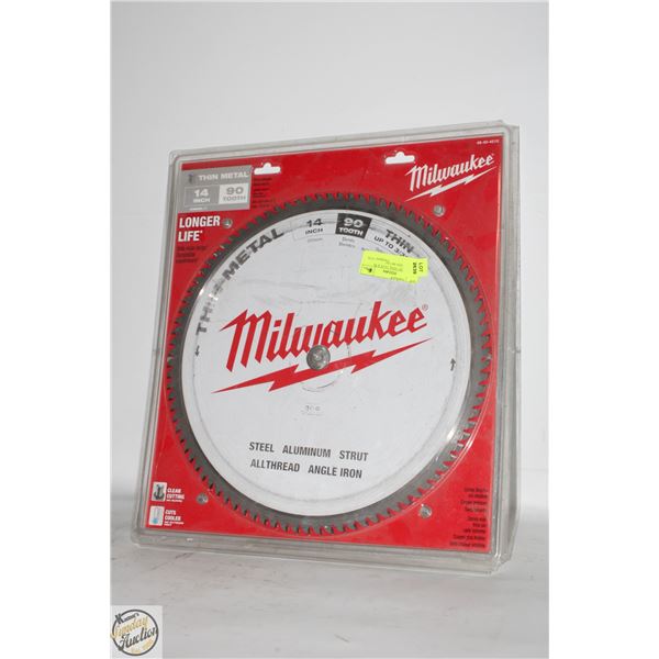 MILWAUKEE TOOL 14-IN X 90 CARBIDE THIN METAL