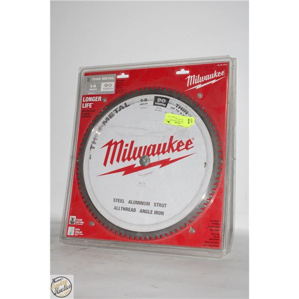 MILWAUKEE TOOL 14-IN X 90 CARBIDE THIN METAL