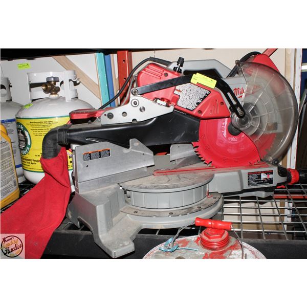 MILWAUKEE 12” SLIDING DUAL BEVEL MITER SAW