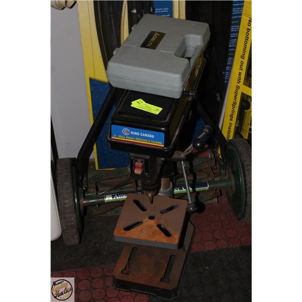 8 INCH TABLE TOP DRILL PRESS NWITH RUBBER SANDING