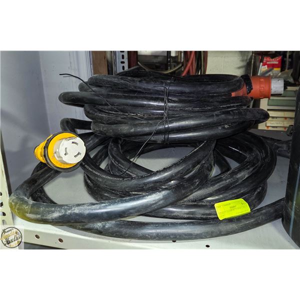 (2) 20 FT 50AMP RV POWER CABLES (NEW)