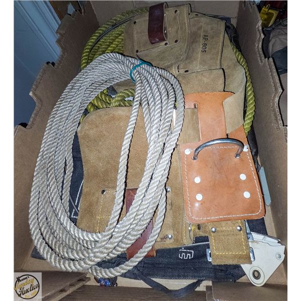 WORK APRONS ROPES TOOL BELT