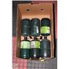 Image 1 : PROPANE TANKS MINI GREEN BOTTLES - SOME NEW