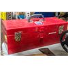 Image 1 : LARGE RED TOOLBOX W/TOOLS