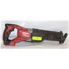 Image 1 : MILWAUKEE SAWZALL RECIPROCATING SAW NO BATTERY