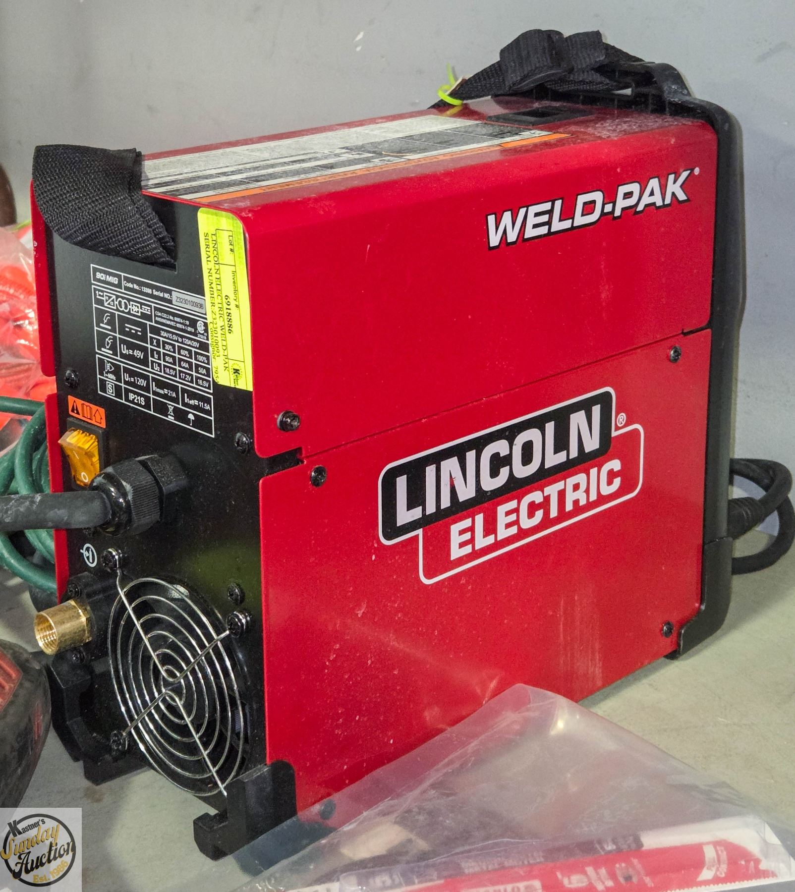 LINCOLN ELECTRIC WELDPAK SERIAL NUMBERZ323010093 Test Site