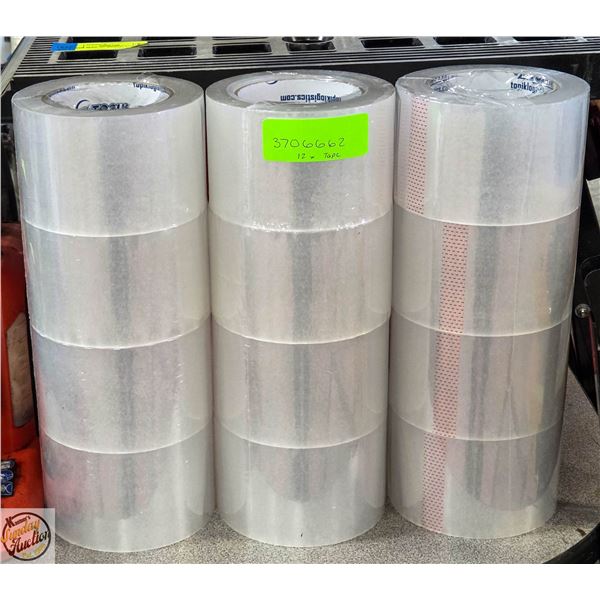 BRAND NEW 12 ROLLS TOPIK INDUSTRIAL PACKING TAPE