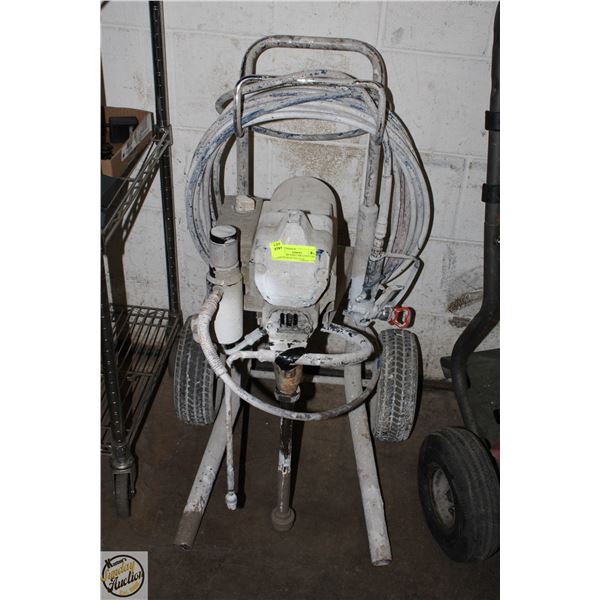 GRACO 495 PAINT SPRAYER PUMP TESTED HOSE HAS CLOG