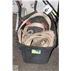 Image 1 : TOTE FULL OF SLINGS/STRAPS/ROPE