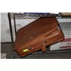 Image 1 : SET OF 2 VINTAGE LEATHER SUITCASES