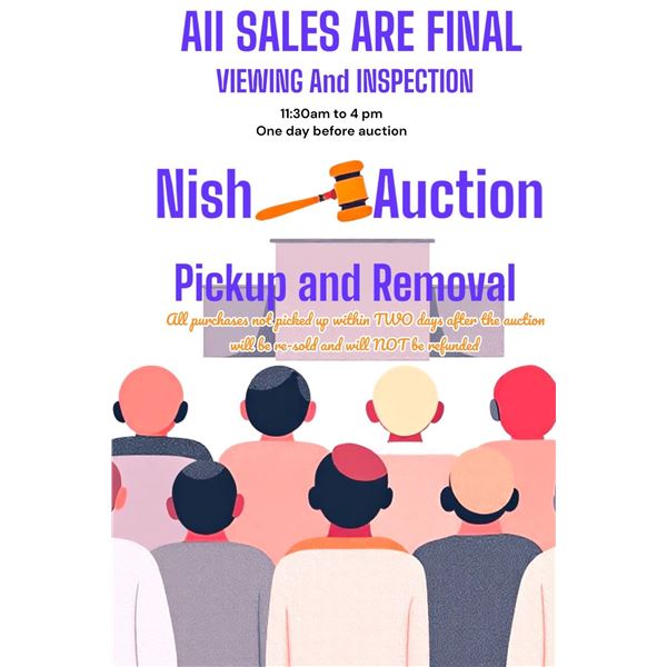 Nish Lot All Sales are Final