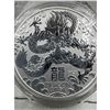 Image 2 : NEW 2024 1 oz AUSTRALIA DRAGON REVERSE PROOF  $1 SILVER COIN 1952-2022 UNC