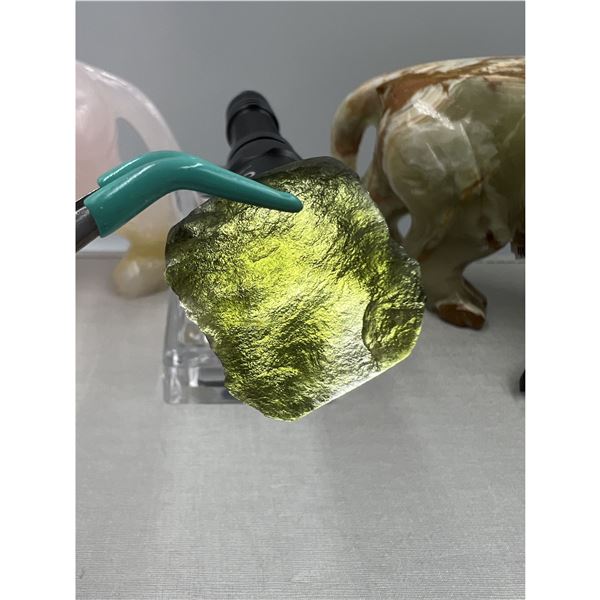 10.1 GRAM Certified NATURAL GENUINE MOLDAVITE