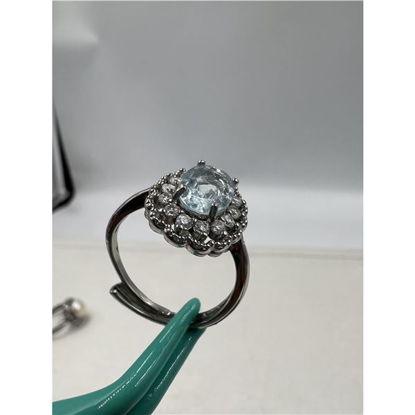 BRAND NEW  GENUINE TOPAZ ADJUSTABLE RING