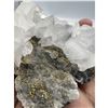 Image 4 : 4.5 X 3.7 CALCITE PYRITE CHIP FORMATION SPECIMEN
